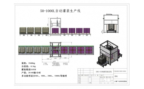 Automatic IBC filling system